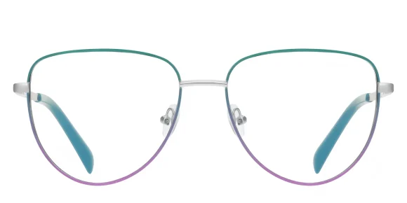 PF3094 Green-Purple eyeglass frame