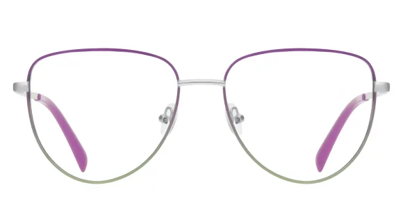 PF3094 Purple-Chartreuse eyeglass frame