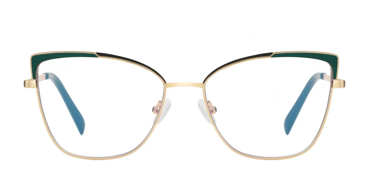 PF3104 Black-Green Glasses 0