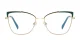 PF3104 Black-Green Glasses 0