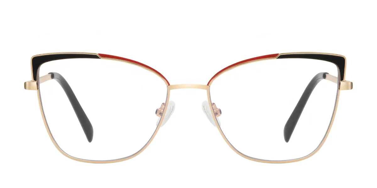 PF3104 Black-Red Glasses 0