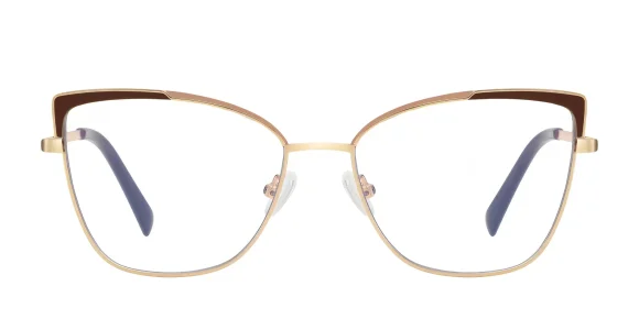 PF3104 Brown-Pink eyeglass frame
