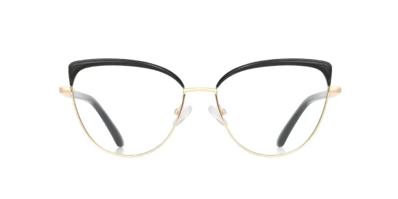 PF3117 Black eyeglass frame