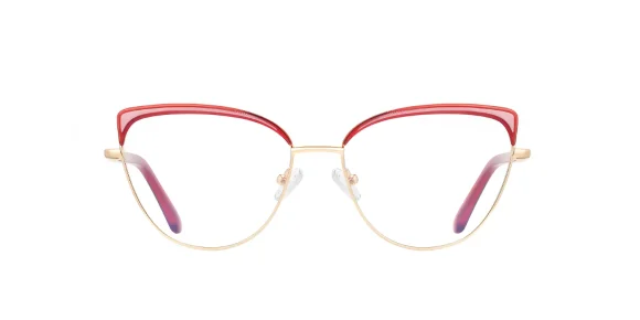 PF3117 Red eyeglass frame