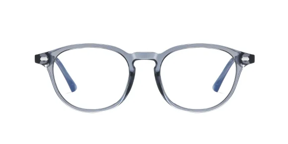 PF5004 Transparent-Gray-Blue eyeglass frame