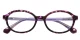 Liizbeett Purple Leopard Print glasses