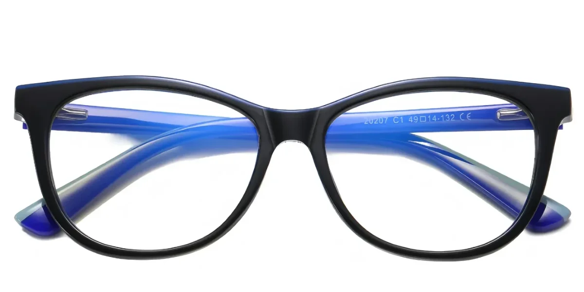Lobo Black-Blue Glasses 0