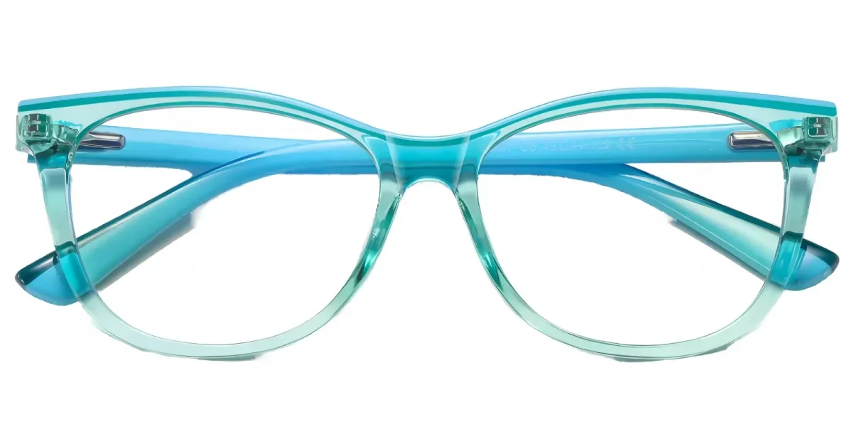 Lobo Cyan Glasses 0