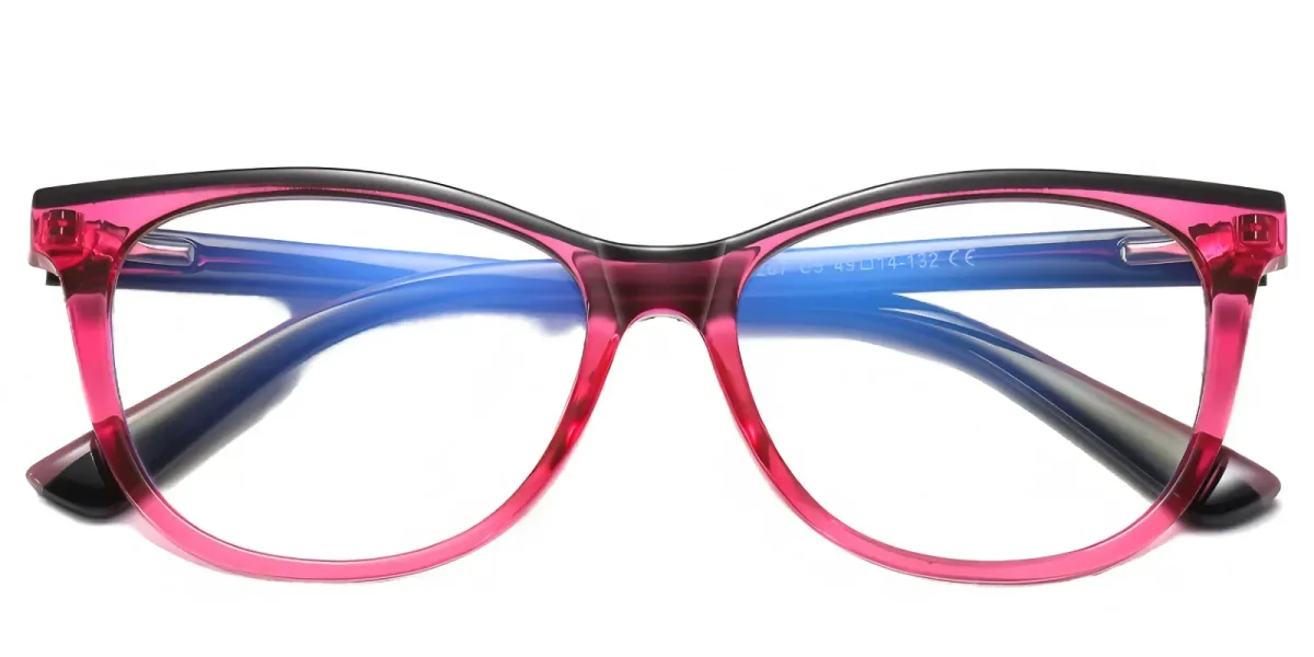 Lobo Red-Black Glasses 0