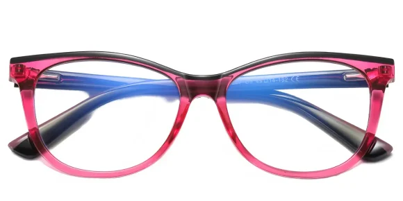 Lobo Red-Black eyeglass frame