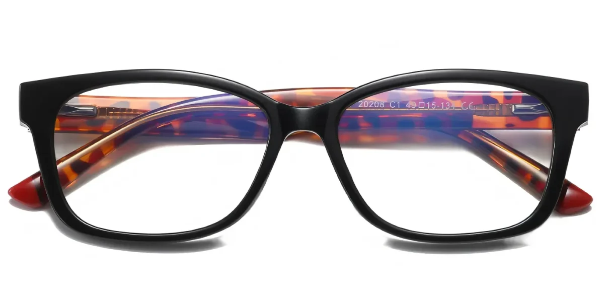 Pitts Black Glasses 0