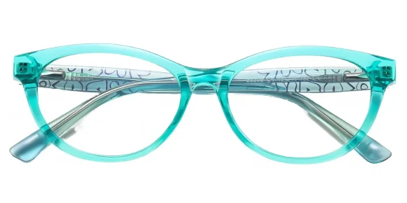 Eras Green eyeglass frame