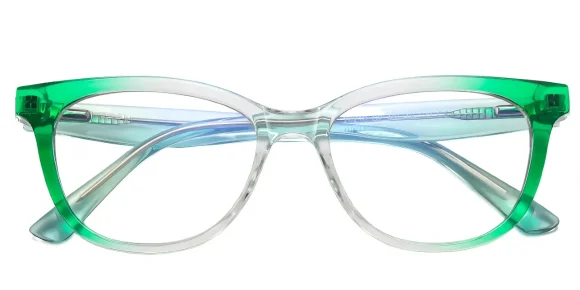 Raytina Transparent-Green eyeglass frame