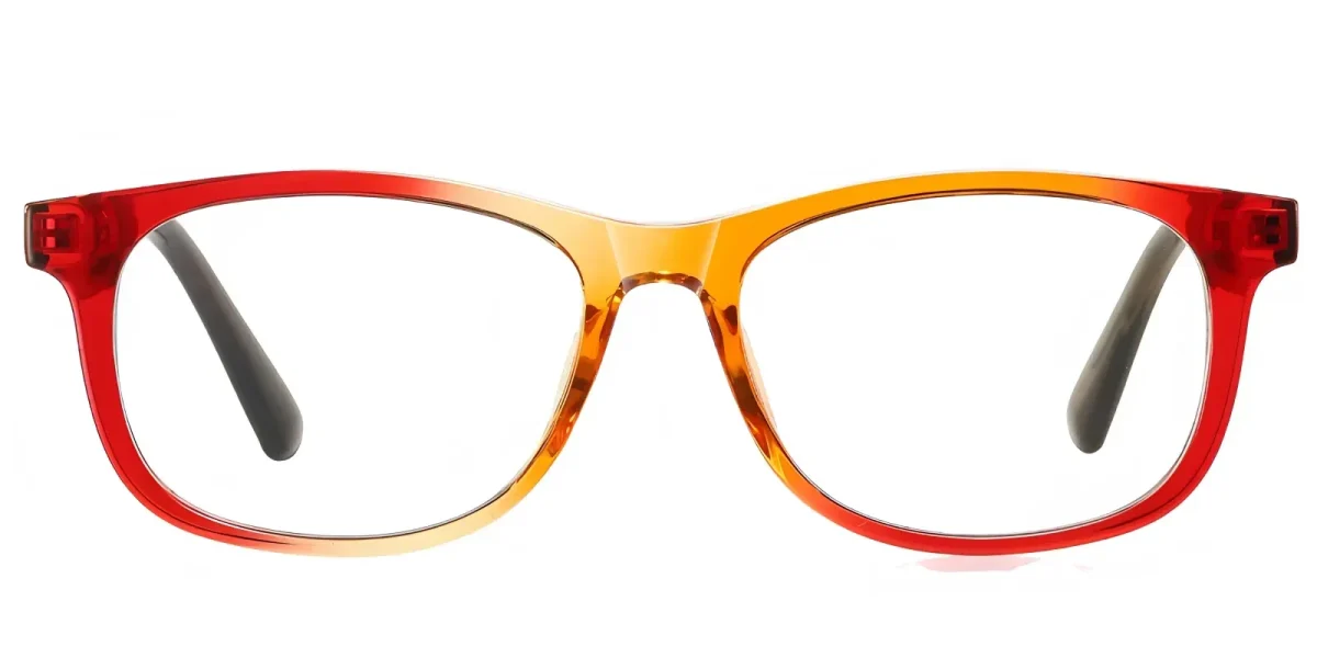 Yaritza Red-Orange Glasses 0