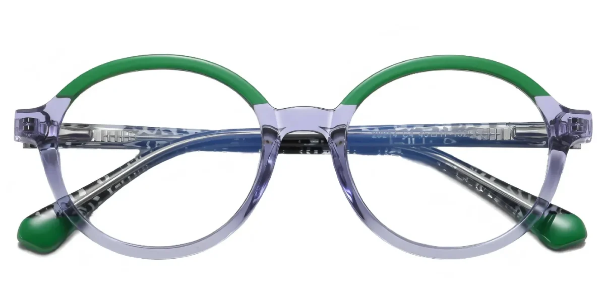 Jamie Blue-Green Glasses 0