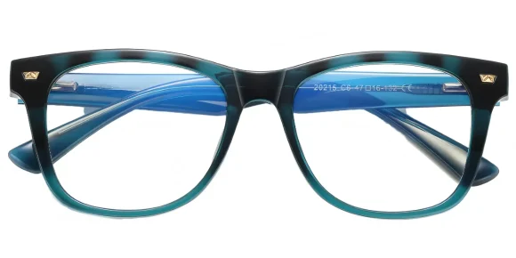 Arale Cyan-Hawksbill eyeglass frame