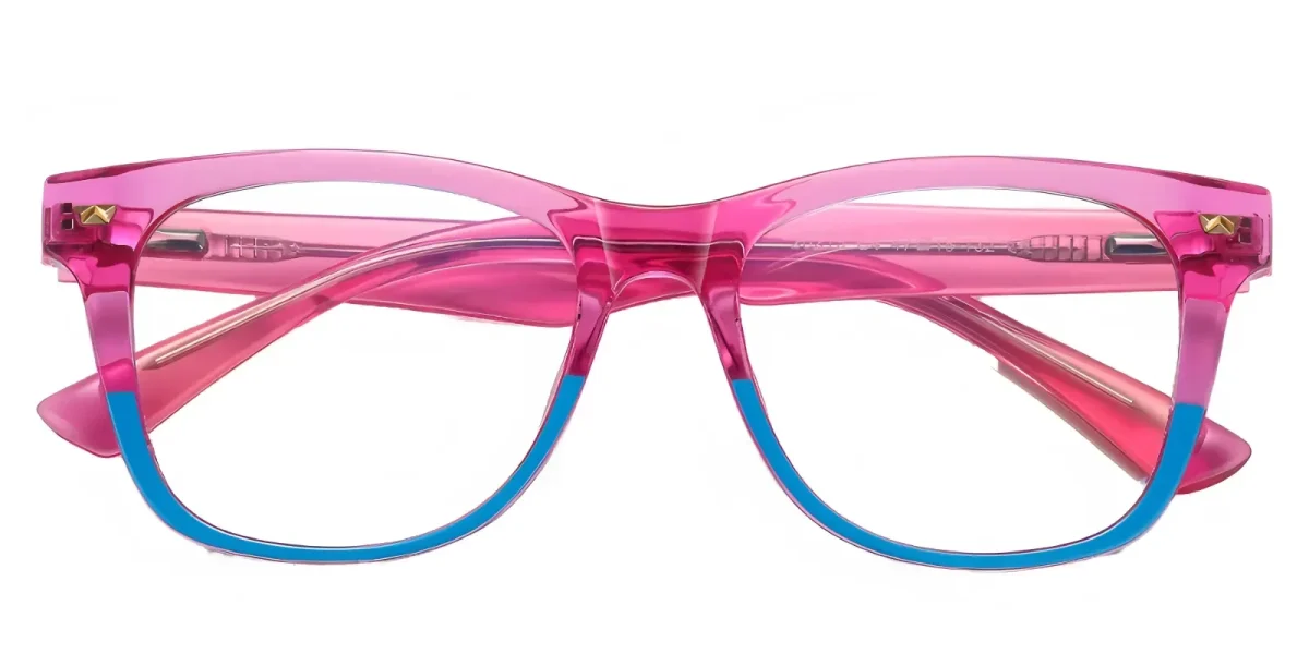 Arale Pink-Blue Glasses 0