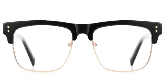 PF2203 Black-Gold eyeglass frame