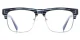 PF2203 Blue Floral-Silver glasses