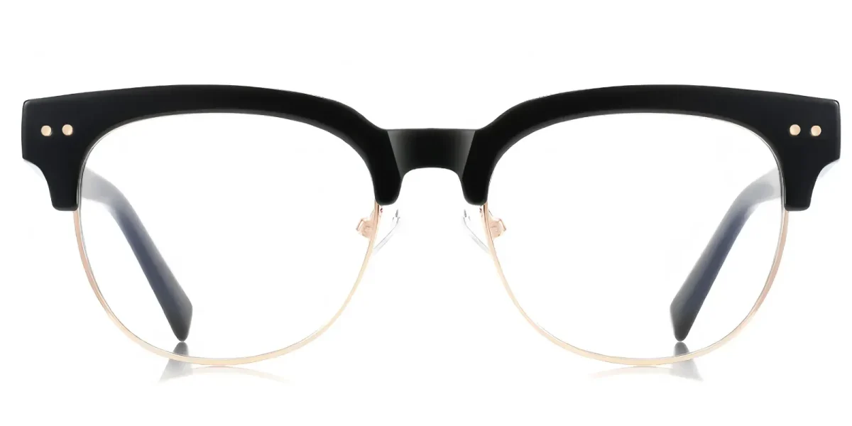 PF2204 Black-Gold Glasses 0