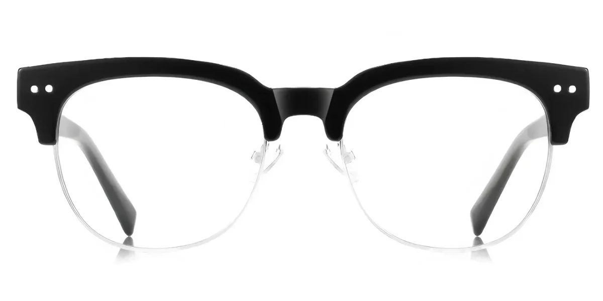 PF2204 Black-Silver Glasses 0