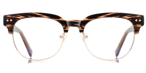 PF2204 Hawksbill-Gold eyeglass frame