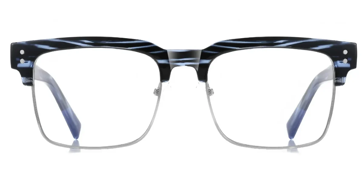 PF2205 Blue Floral-Silver Glasses 0