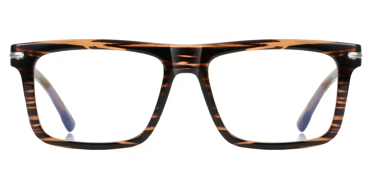 PF2201 Brown-Zebra Glasses 0
