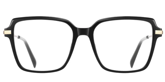 PF2212 Black eyeglass frame