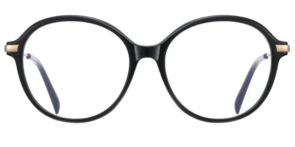 PF2213 Black-Gold eyeglass frame