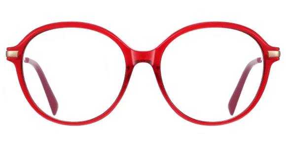 PF2213 Red-Gold eyeglass frame