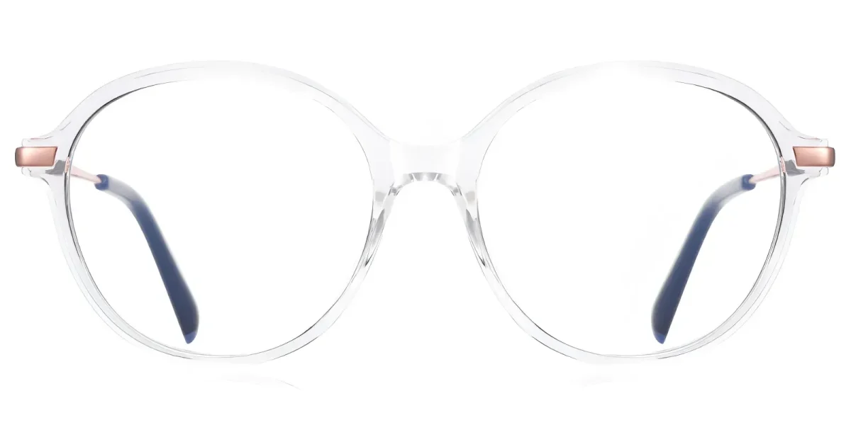 PF2213 Rose Gold-Transparent Glasses 0