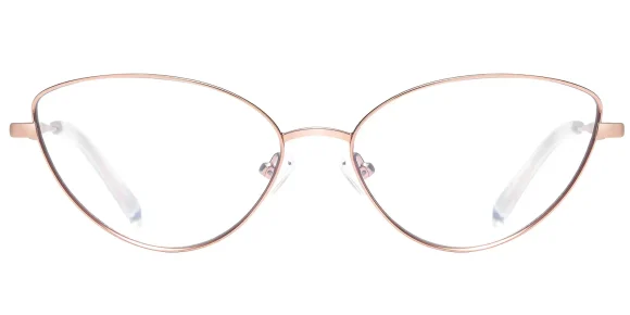 PF3047 Rose-Gold eyeglass frame