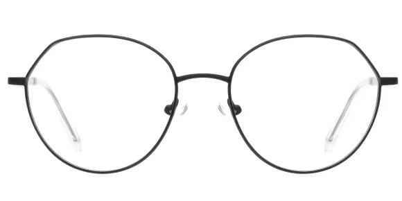 PF3050 Black eyeglass frame