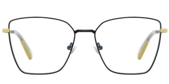 PF3051 Black eyeglass frame