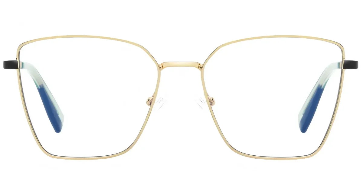 PF3051 Gold-B-Green Glasses 0