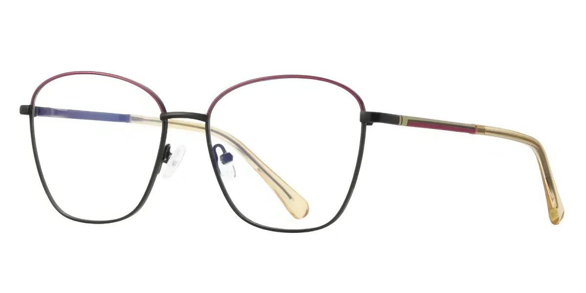 PF3055 Black-Magenta Glasses 1