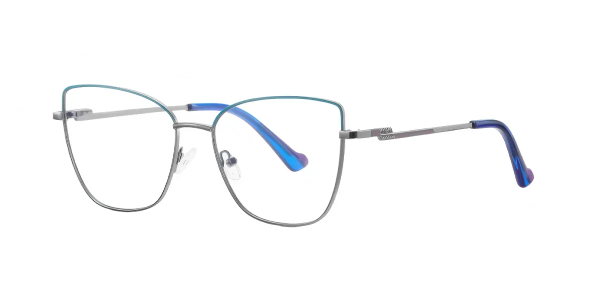 PF3056 Blue-Silver Glasses 1