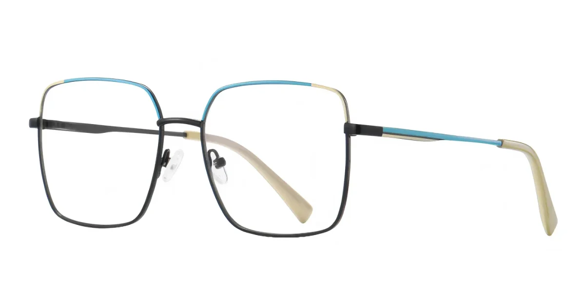 PF3059 Black-Yellow-Cyan Glasses 1