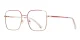 PF3059 Rose-Gold-Red-White Glasses 1