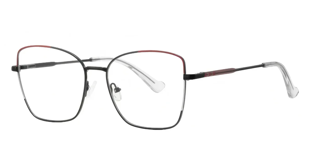 PF3062 Black-Red-White Glasses 1