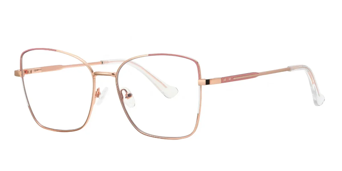 PF3062 Rose-Gold-Pink-White Glasses 1