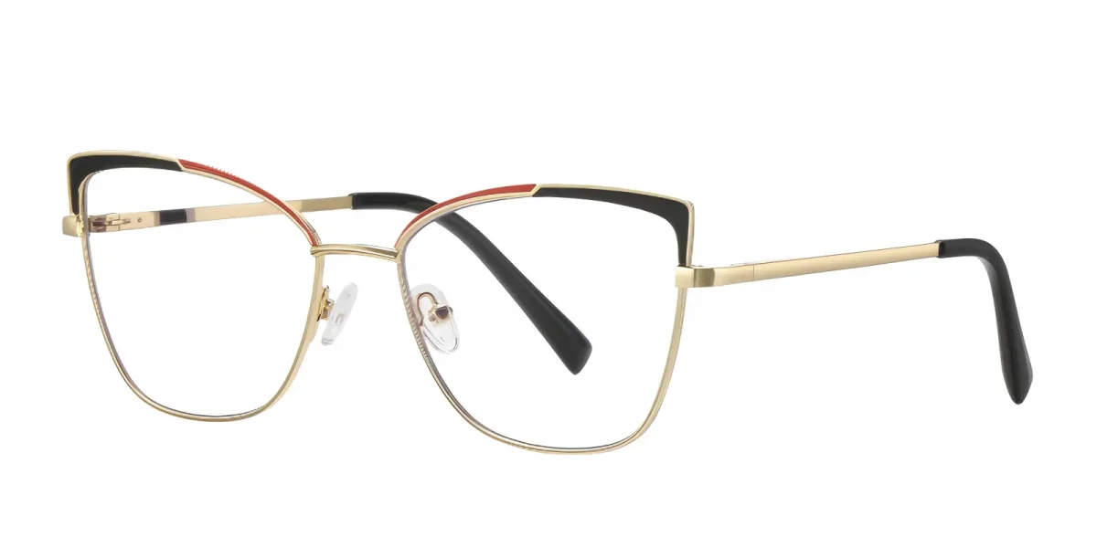 PF3104 Black-Red Glasses 1