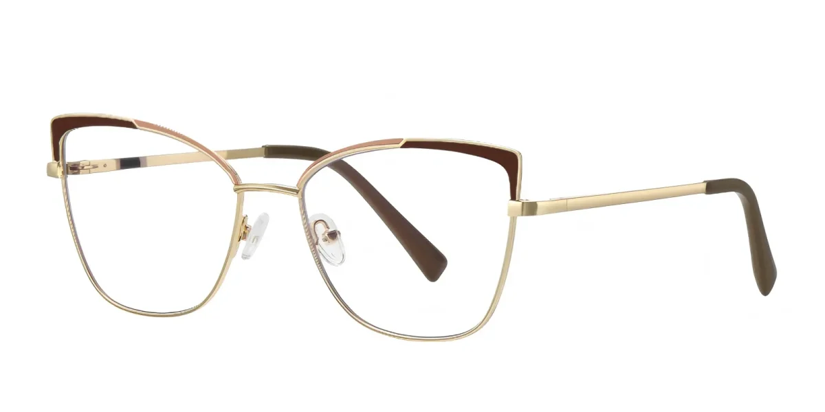 PF3104 Brown-Pink Glasses 1