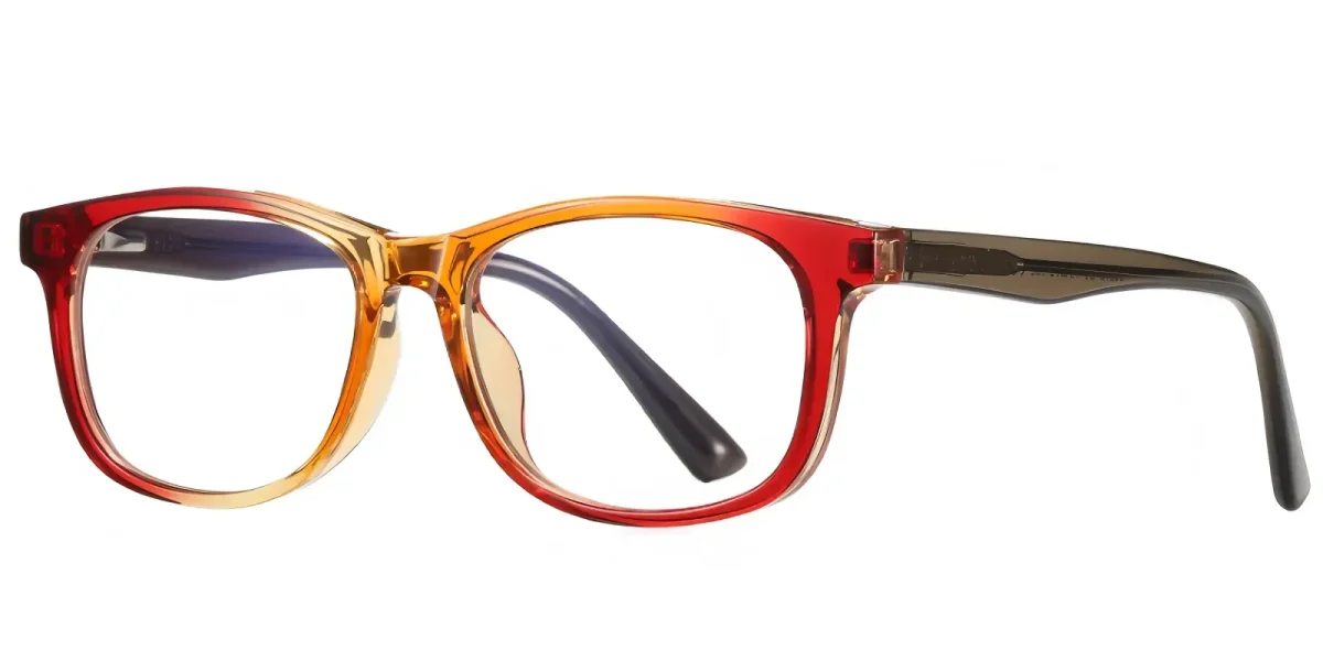 Yaritza Red-Orange Glasses 1