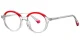 Jamie Transparent-Red Glasses 1