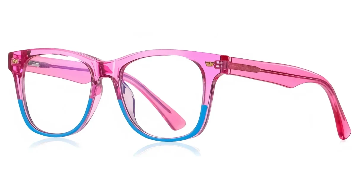 Arale Pink-Blue Glasses 1