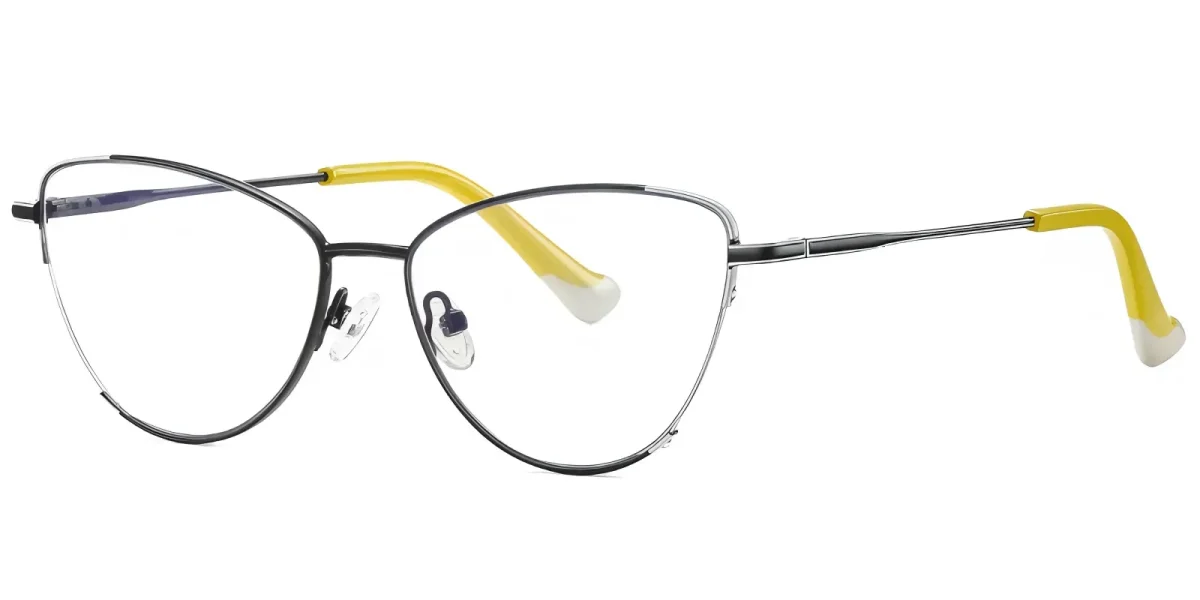 PF3030 Black-White Glasses 1