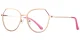 PF3034 Gold-Pink Glasses 1