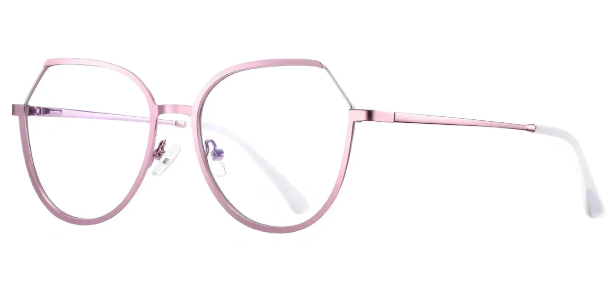 PF3034 Pink-White Glasses 1